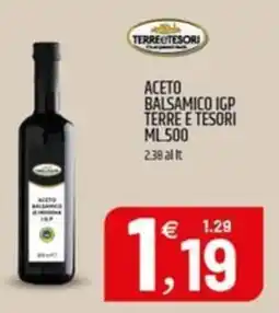 Ard Discount Aceto balsamico IGP Terre e Tesori offerta