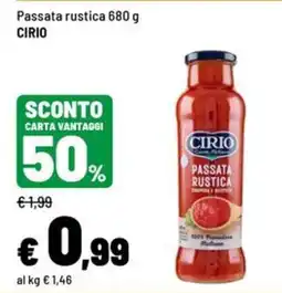 Iper La Grande Passata rustica Cirio offerta