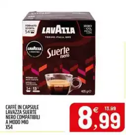 Ard Discount Caffè in capsule Lavazza Suerte Nero compatibili a modo mio offerta
