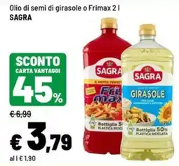 Iper La Grande Olio di semi di girasole Sagra offerta