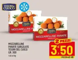 Ard Discount Mozzarelline panate surgelate Tesori del cuoco offerta