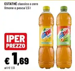 Iper La Grande ESTATHÉ classico o zero limone o pesca offerta