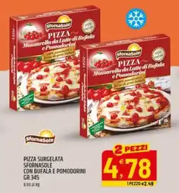 Ard Discount Pizza surgelata SfornaSole con bufala e pomodorini offerta