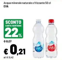 Iper La Grande Acqua minerale naturale o frizzante EVA offerta