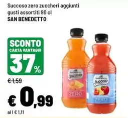 Iper La Grande Succoso zero zuccheri aggiunti San Benedetto offerta