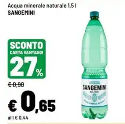 Iper La Grande Acqua minerale naturale Sangemini offerta