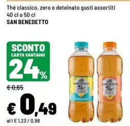 Iper La Grande Thè classico San Benedetto offerta