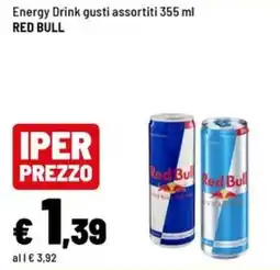 Iper La Grande Energy Drink RED BULL offerta