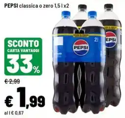 Iper La Grande Pepsi classica o zero offerta