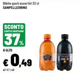 Iper La Grande Bibite gusti assortiti SANPELLEGRINO offerta