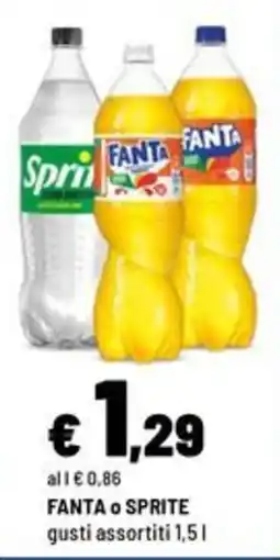 Iper La Grande Fanta o Sprite offerta
