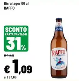 Iper La Grande Birra lager Raffo offerta