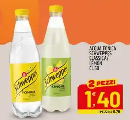Ard Discount Acqua tonica Schweppes offerta