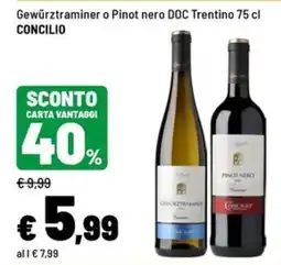 Iper La Grande Gewürztraminer o Pinot nero DOC Trentino offerta
