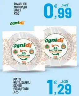 Ard Discount Tovaglioli monove lo Sofly Ognidi offerta