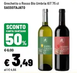 Iper La Grande Grechetto o Rosso Bio Umbria IGT offerta