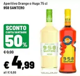 Iper La Grande Aperitivo Orange o Hugo Santero offerta
