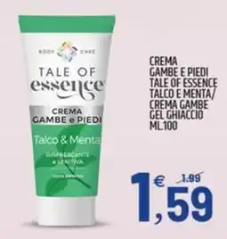 Ard Discount Tale of essence Crema gambe e piedi Talco & Menta offerta