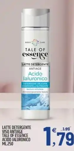 Ard Discount Latte detergente viso antiage tale of essence acido ialuronico offerta