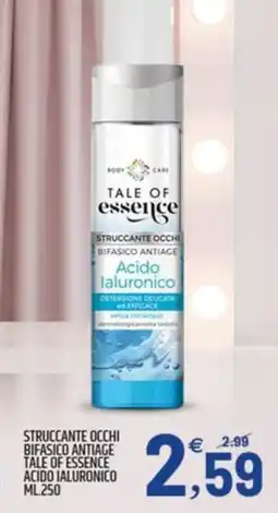 Ard Discount Struccante occhi bifasico antiage tale of essence acido ialuronico offerta