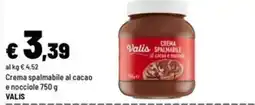 Iper La Grande Crema spalmabile al cacao e nocciole Valis offerta