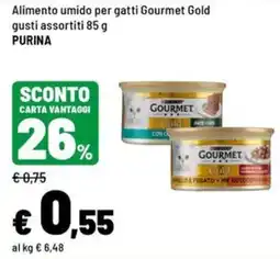 Iper La Grande Alimento umido per gatti Gourmet Gold offerta