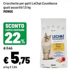 Iper La Grande Crocchette per gatti LeChat Excellence offerta