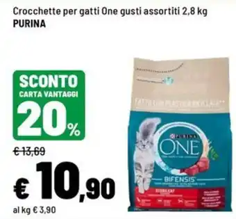 Iper La Grande Crocchette per gatti One gusti assortiti offerta
