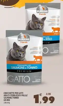 Ard Discount Crocchette per gatti adulti sterilizzati Purams friends offerta