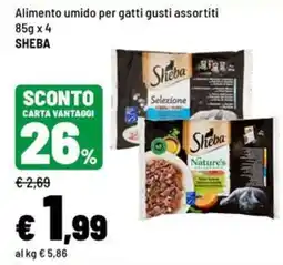 Iper La Grande Alimento umido per gatti gusti assortiti SHEBA offerta