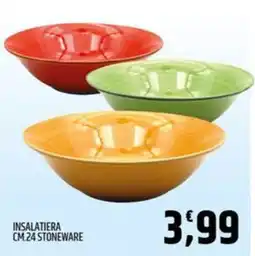 Ard Discount Insalatiera cm.24 stoneware offerta