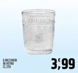 Ard Discount Bicchieri in vetro offerta