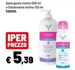 Iper La Grande Detergente intimo Vagisil offerta