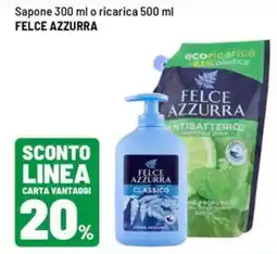 Iper La Grande Sapone o ricarica felce azzurra offerta