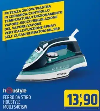 Ard Discount Ferro da stiro Houstyle offerta