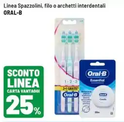 Iper La Grande Linea spazzolini, filo o archetti interdentali oral-b offerta