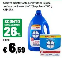 Iper La Grande Additivo disinfettante per lavatrice Napisan offerta