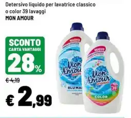 Iper La Grande Detersivo liquido per lavatrice Mon Amour offerta
