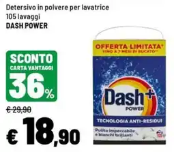 Iper La Grande Detersivo in polvere per lavatrice Dash Power offerta