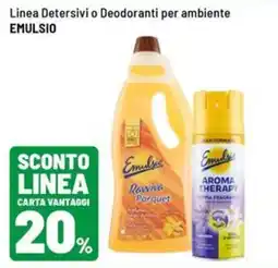 Iper La Grande Linea detersivi o deodoranti per ambiente emulsio offerta
