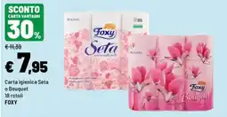 Iper La Grande Carta igienica Seta o Bouquet FOXY offerta