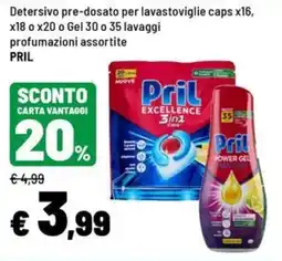 Iper La Grande Detersivo pre-dosato per lavastoviglie Pril offerta
