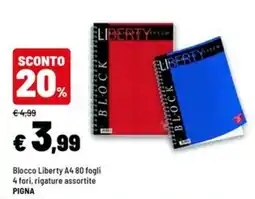 Iper La Grande Blocco Liberty offerta