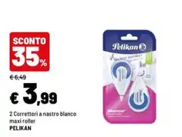 Iper La Grande Correttori a nastro bianco maxi roller Pelikan offerta