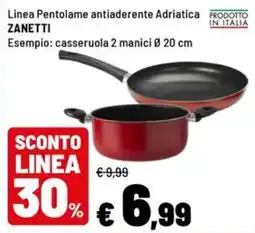 Iper La Grande Pentolame antiaderente Adriatica Zanetti offerta