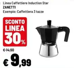 Iper La Grande Caffettiera 3 tazze Zanetti offerta