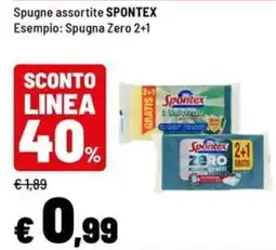 Iper La Grande Spugne assortite Spontex offerta