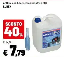 Iper La Grande AdBlue con beccuccio versatore LUBEX offerta