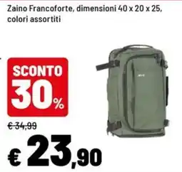 Iper La Grande Zaino Francoforte offerta