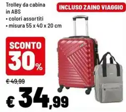 Iper La Grande Trolley da cabina in ABS offerta
